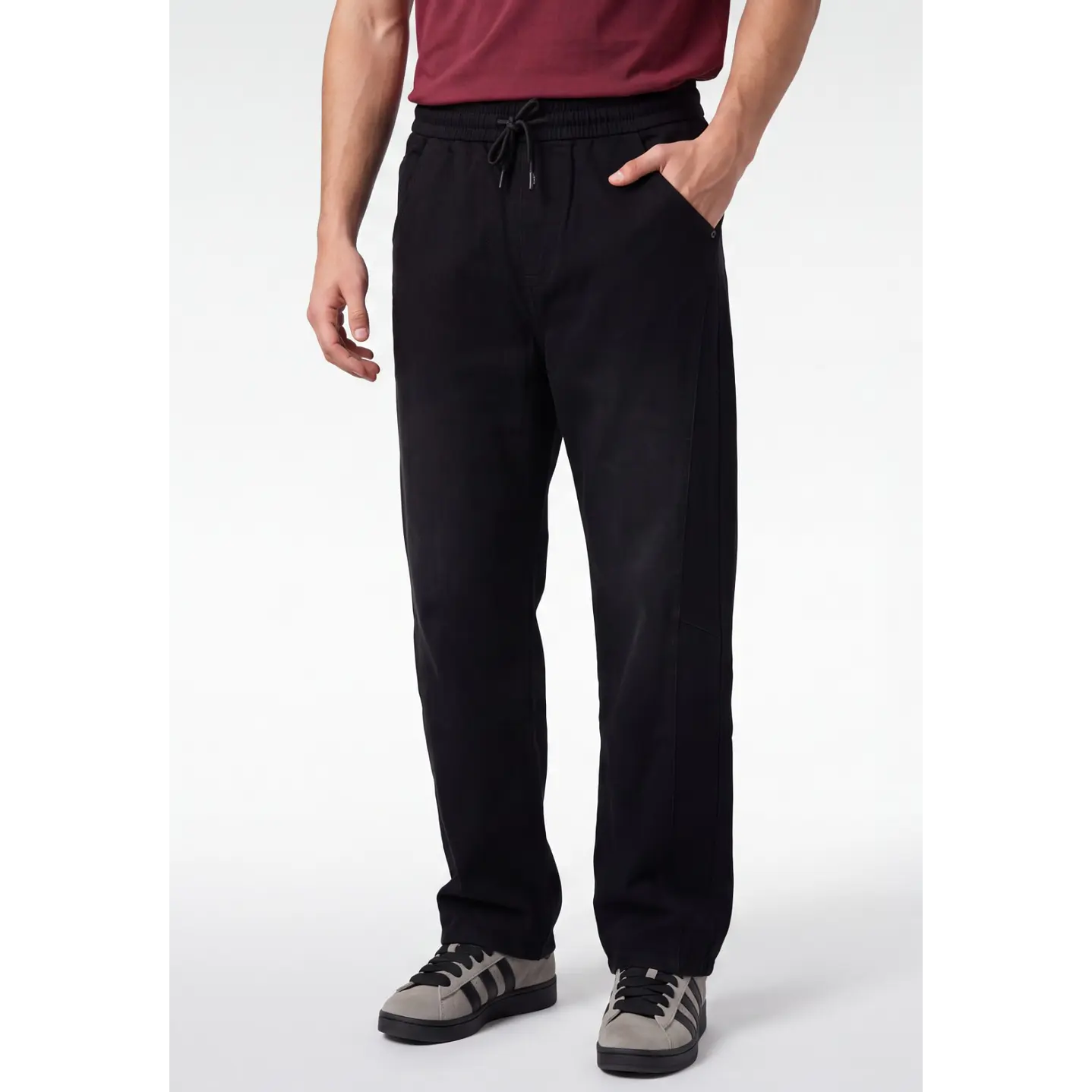 Jeans Jogger Baggy Hombre Negro 1