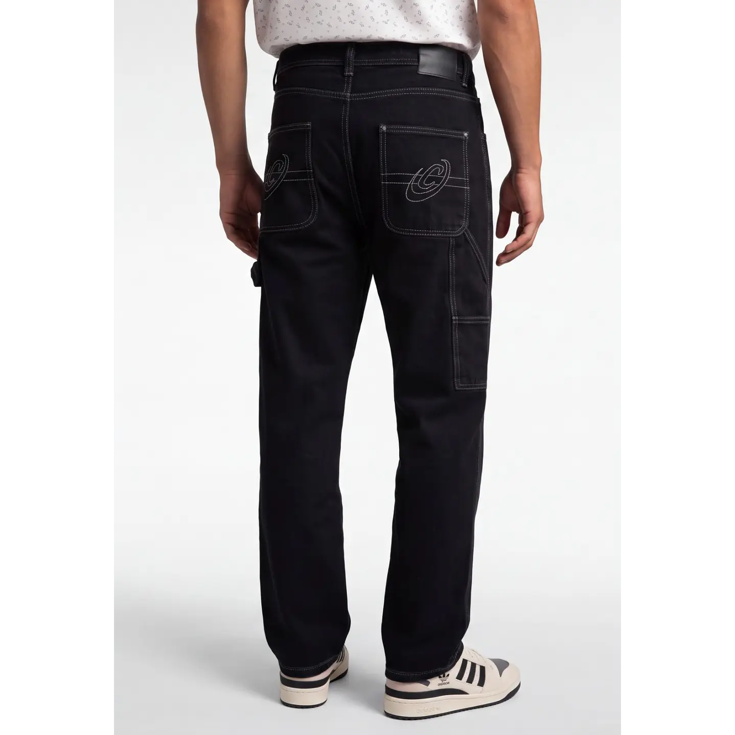 Jeans Carpintero Hombre Negro 2