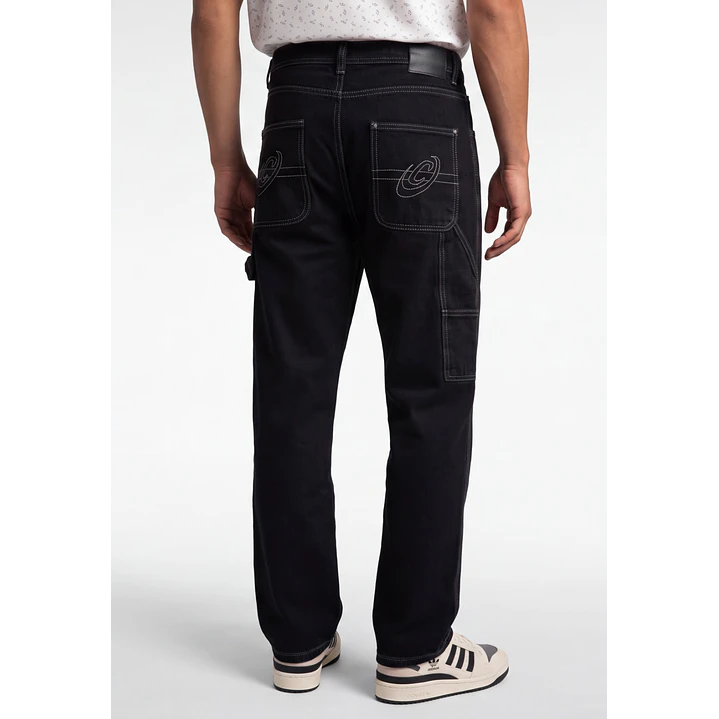 Jeans Carpintero Hombre Negro 2