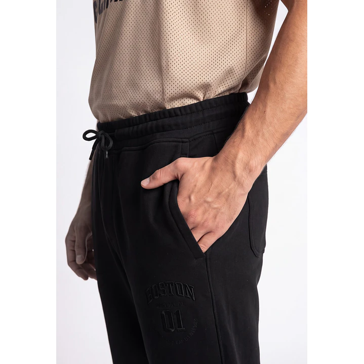 Buzo Boston Jogger Hombre Negro 4