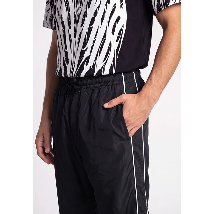 Buzo Lineas Hombre Negro 4