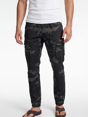 Pantalón Militar Cargo Hombre Verde