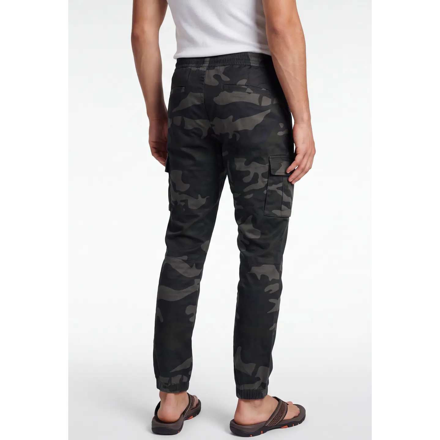 Pantalón Militar Cargo Hombre Verde 3