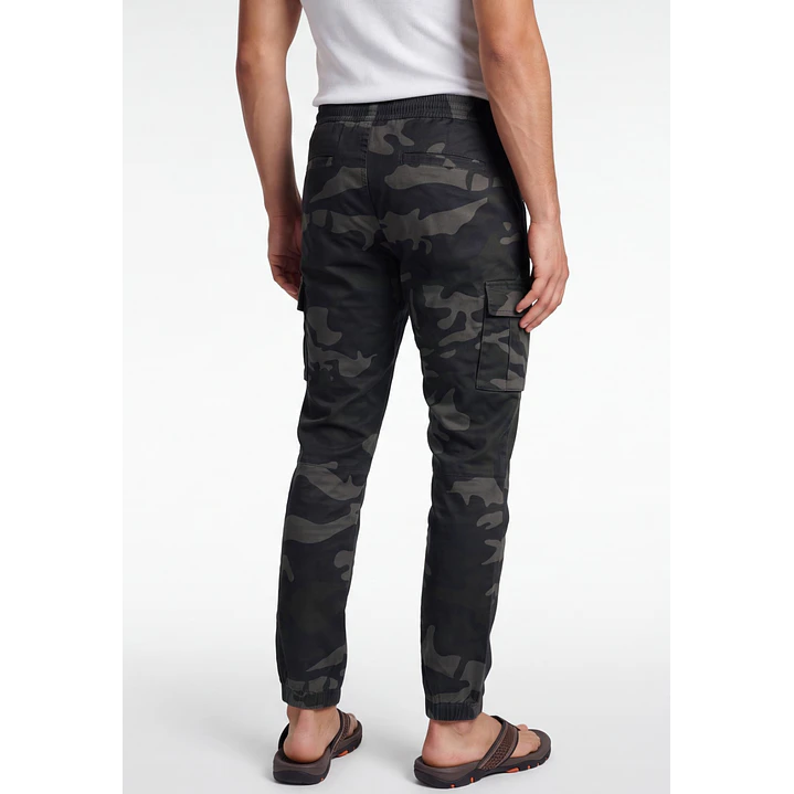 Pantalón Militar Cargo Hombre Verde 3