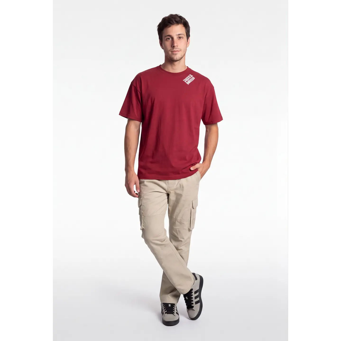 Pantalón Cargo Hombre Beige 3