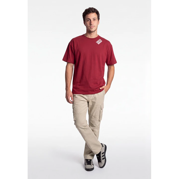 Pantalón Cargo Hombre Beige 3