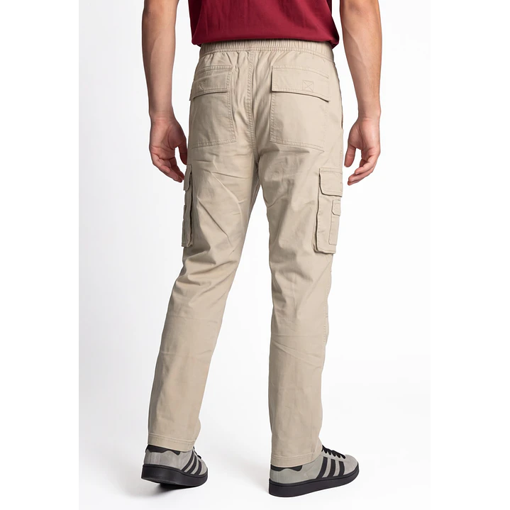 Pantalón Cargo Hombre Beige 2