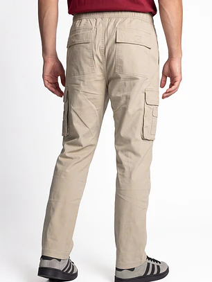 Pantalón Cargo Hombre Beige