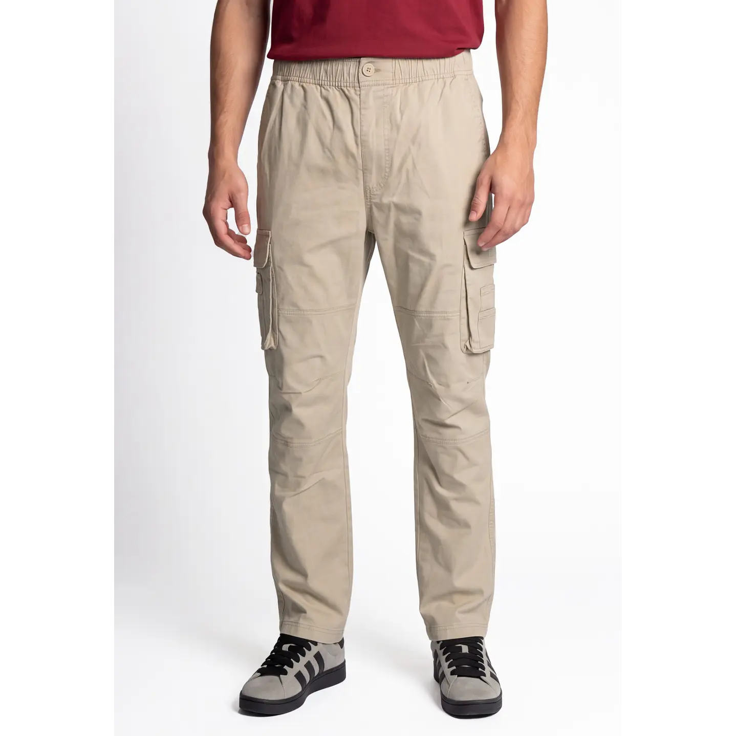 Pantalón Cargo Hombre Beige 1