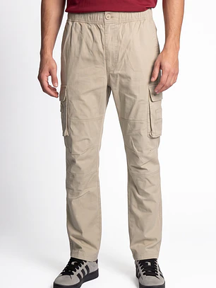 Pantalón Cargo Hombre Beige