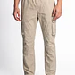 Pantalón Cargo Hombre Beige - Miniatura 1