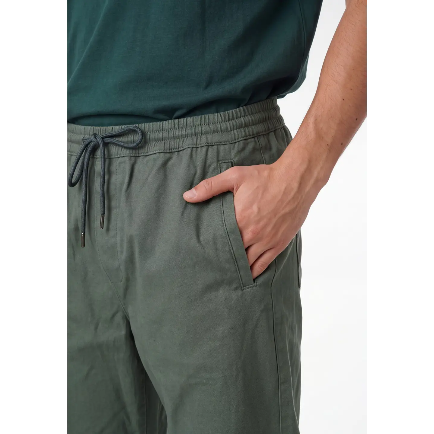 Pantalón Básico Jogger Hombre Verde 4