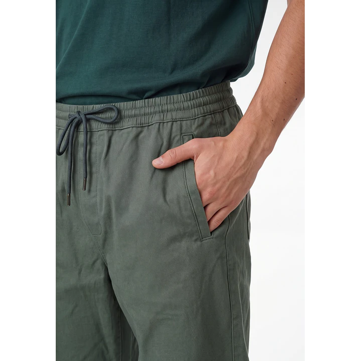 Pantalón Básico Jogger Hombre Verde 4