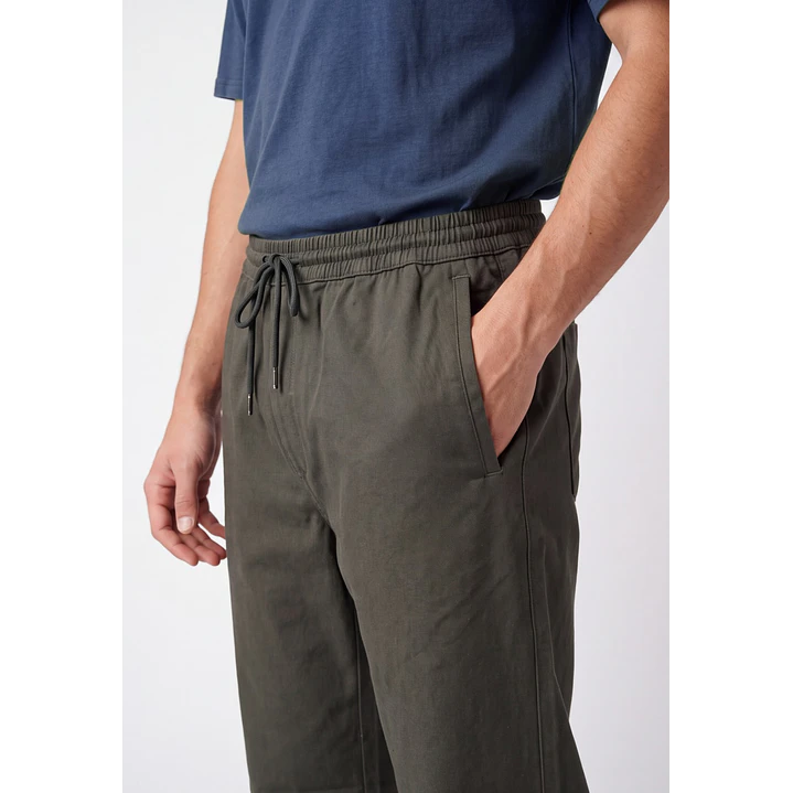 Pantalón Básico Jogger Hombre Kaki 4