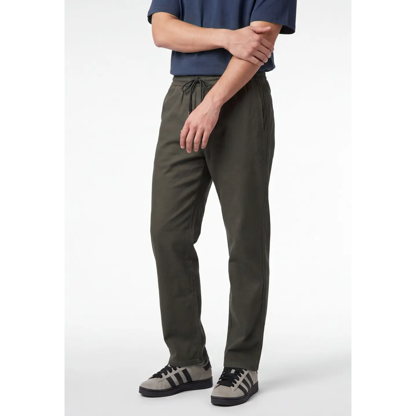Pantalón Básico Jogger Hombre Kaki 1