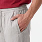 Pantalón Básico Jogger Hombre Beige - Miniatura 4