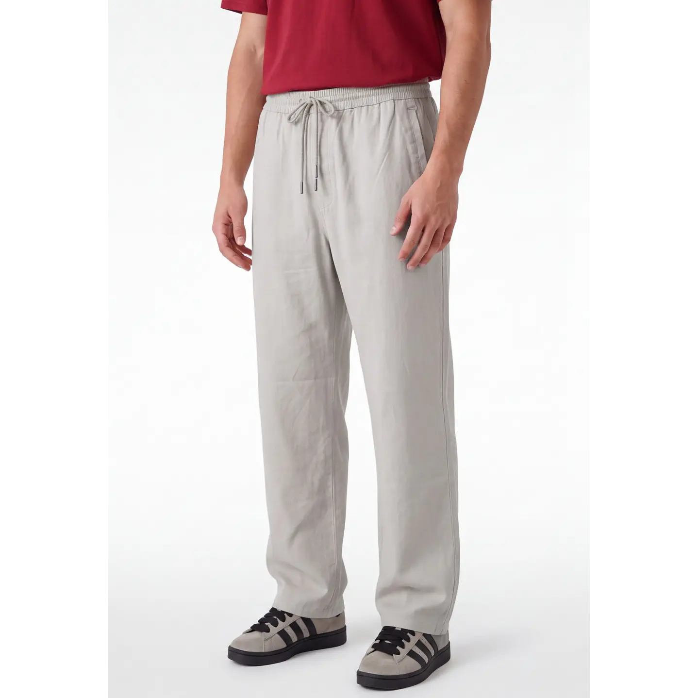 Pantalón Básico Jogger Hombre Beige 1