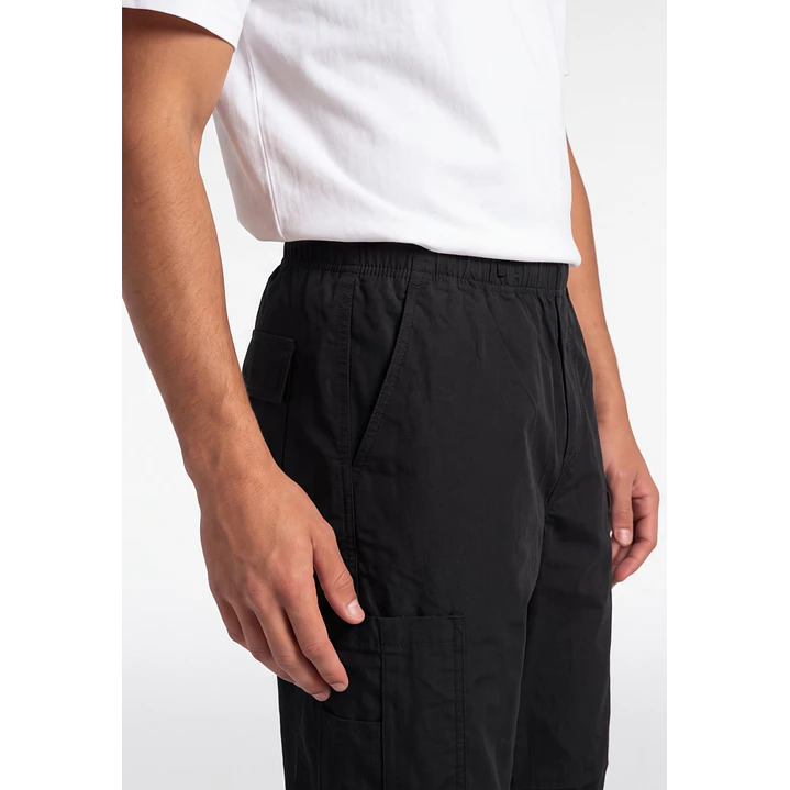 Pantalón Ajustable Parachute Hombre Negro 4