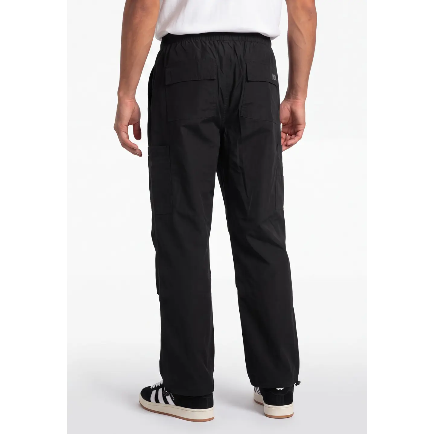 Pantalón Ajustable Parachute Hombre Negro 2