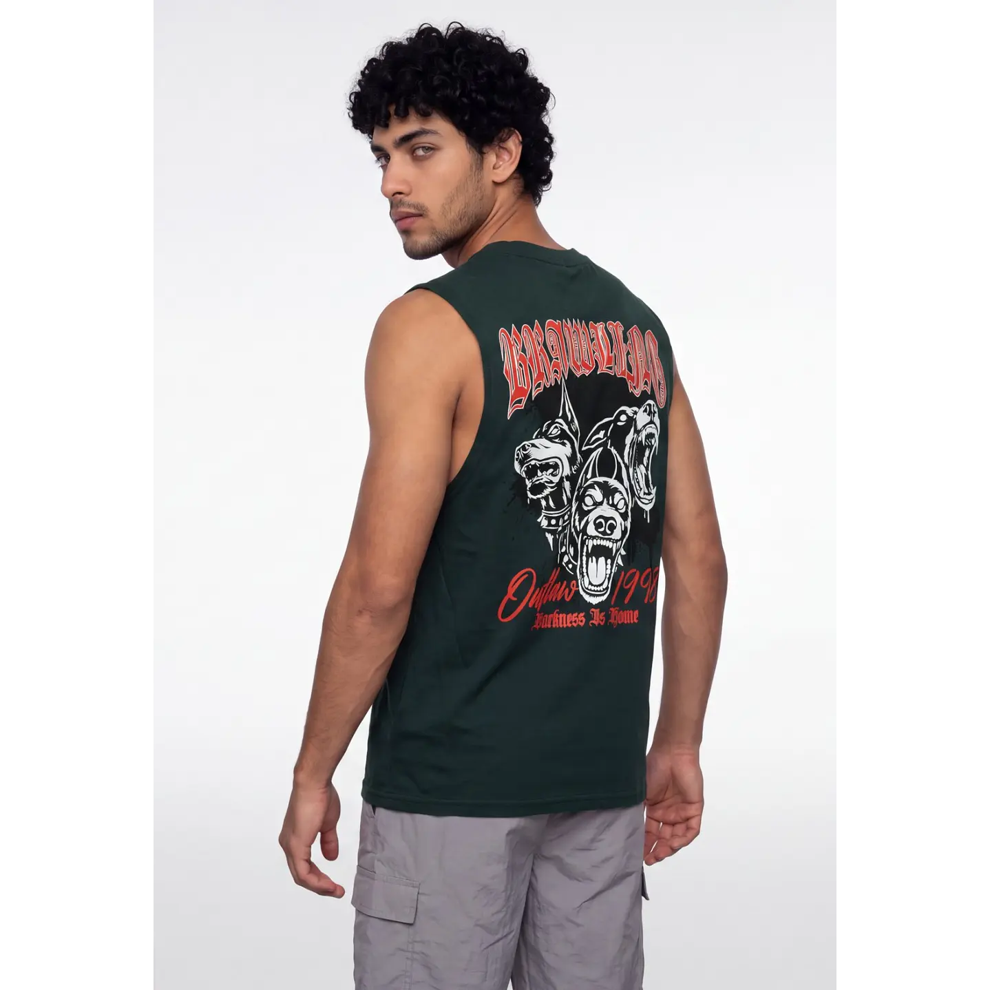Sudadera Dogs Hombre Verde 1