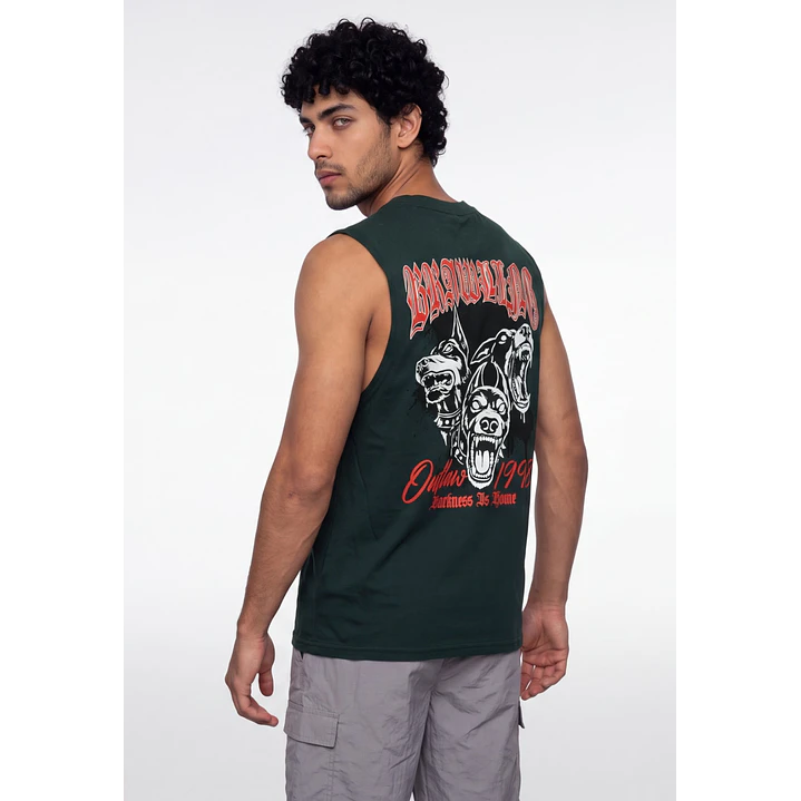 Sudadera Dogs Hombre Verde 1