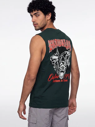 Sudadera Dogs Hombre Verde