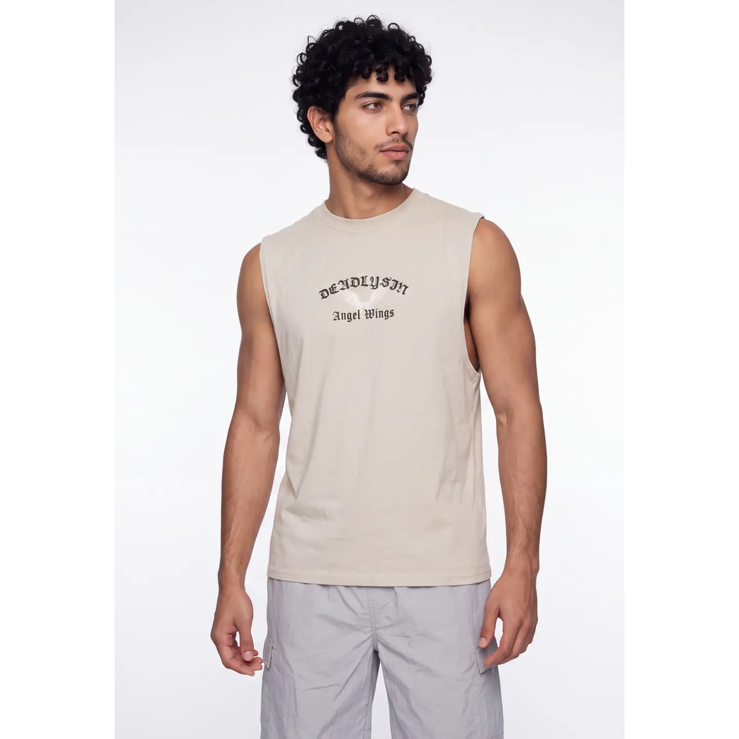 Sudadera Wings Hombre Beige 2