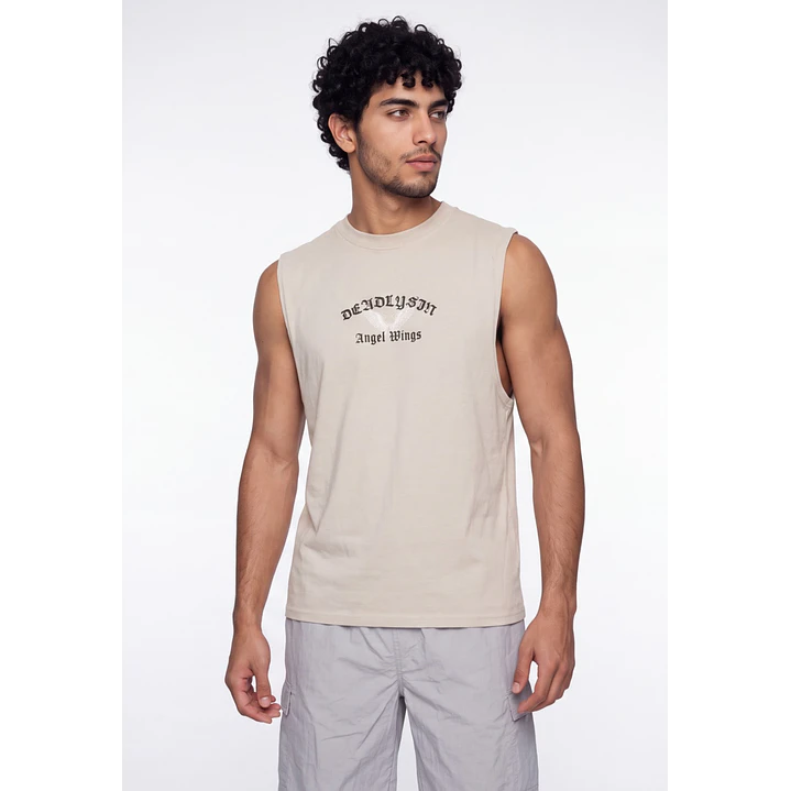 Sudadera Wings Hombre Beige 2