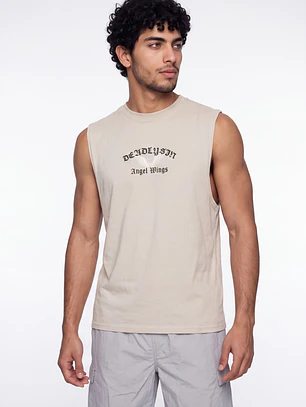 Sudadera Wings Hombre Beige