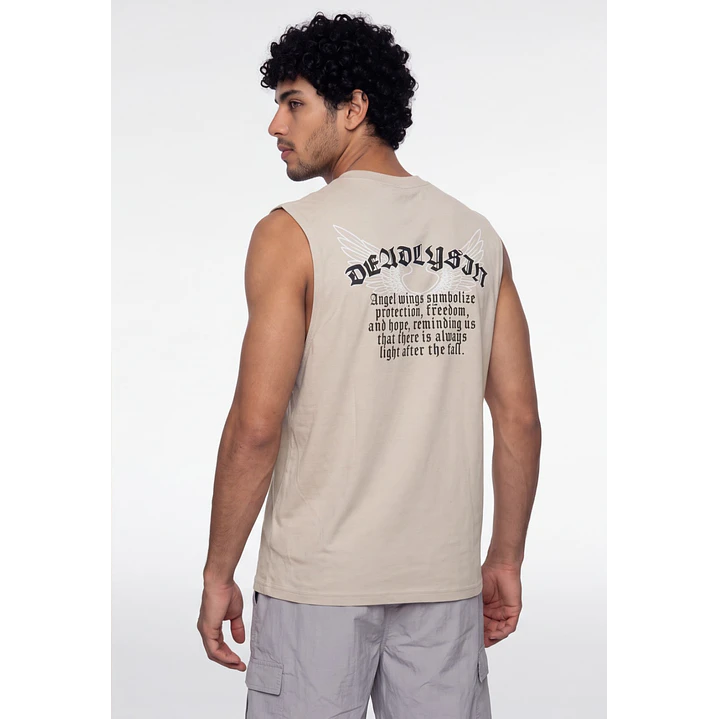 Sudadera Wings Hombre Beige 1