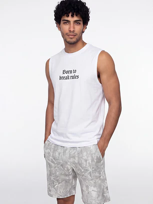 Sudadera Rules Hombre Blanco