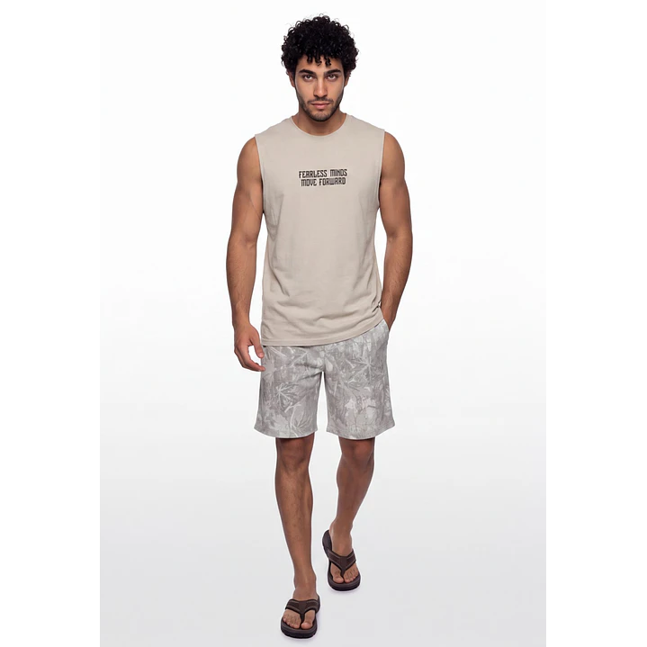 Sudadera fearless Hombre Beige 3