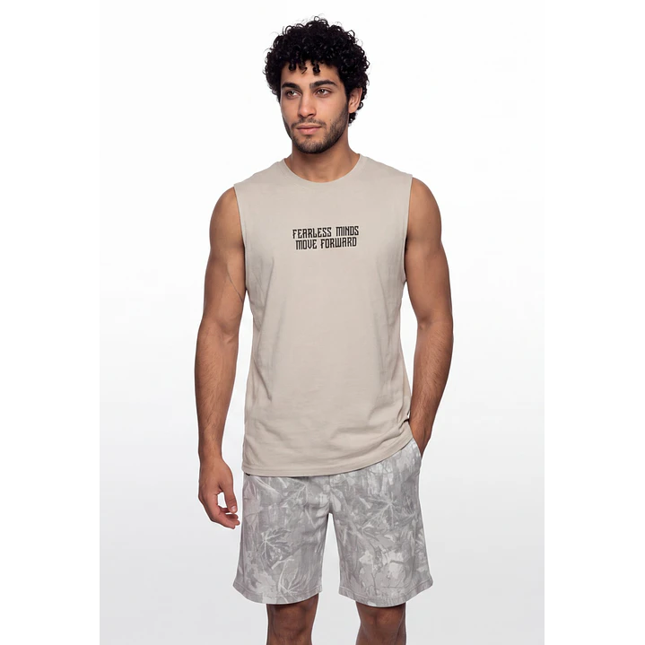 Sudadera fearless Hombre Beige 1