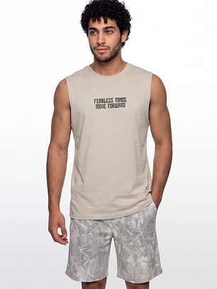 Sudadera fearless Hombre Beige
