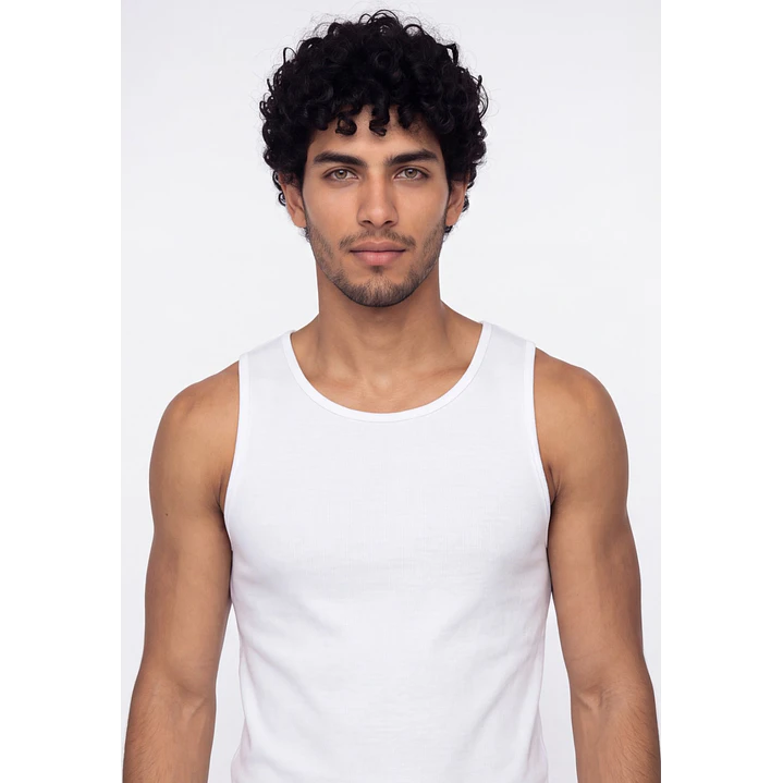 Sudadera Slim Hombre Blanco 4