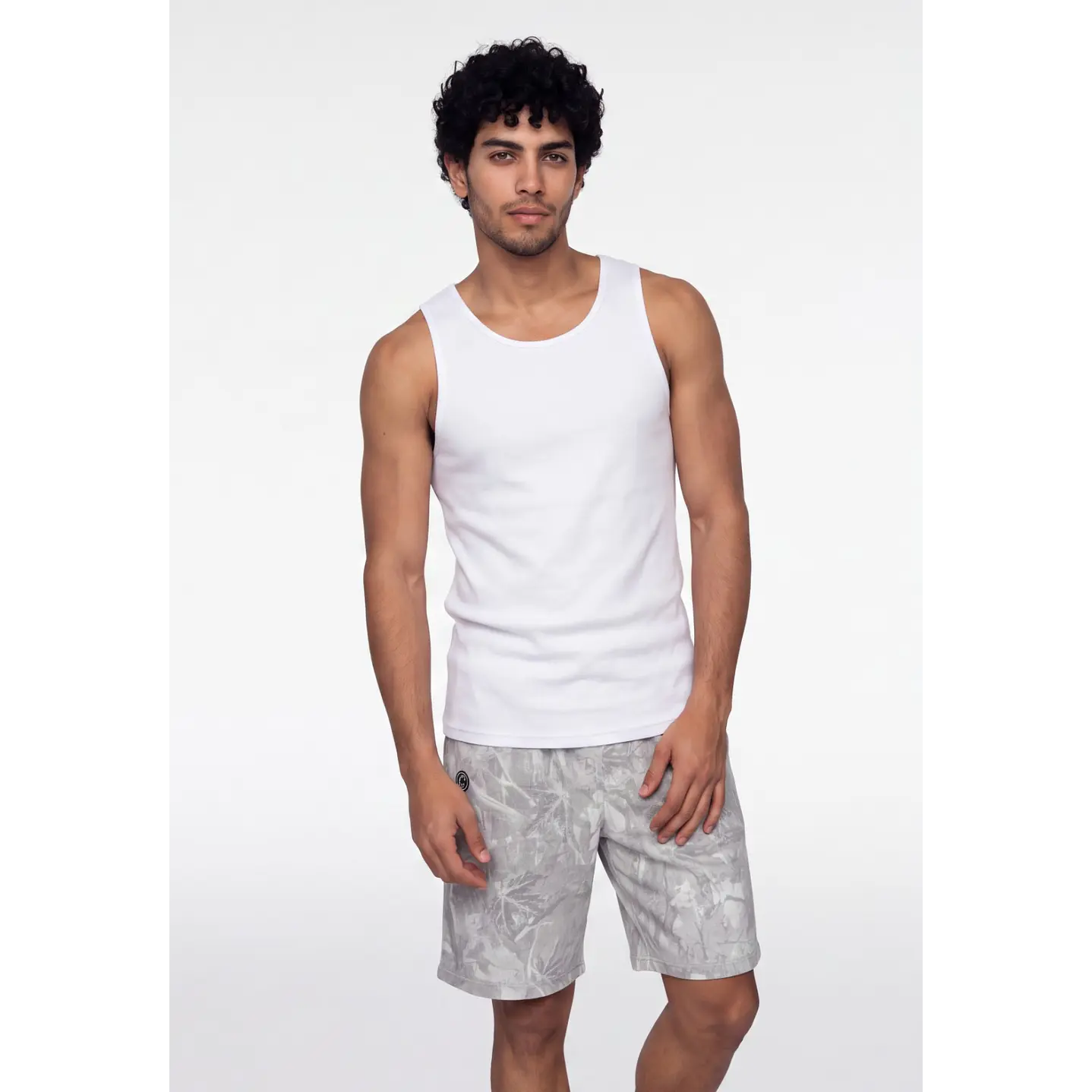 Sudadera Slim Hombre Blanco 1