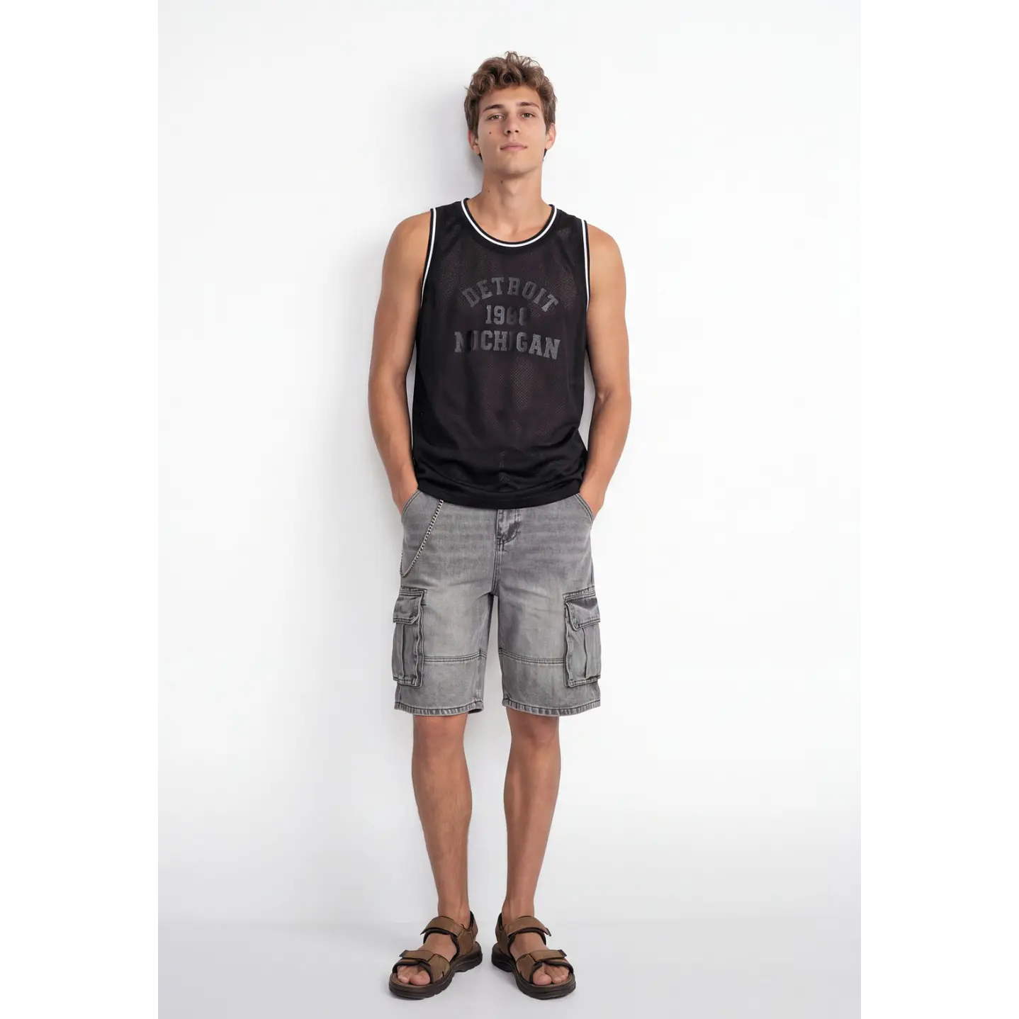 Sudadera Malla Hombre Negro 3