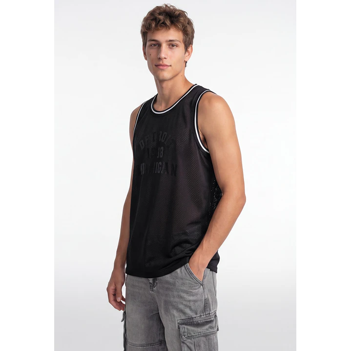 Sudadera Malla Hombre Negro 1