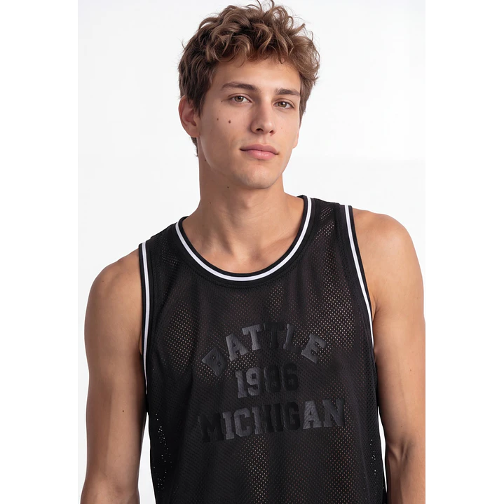 Sudadera Malla Hombre Negro 4