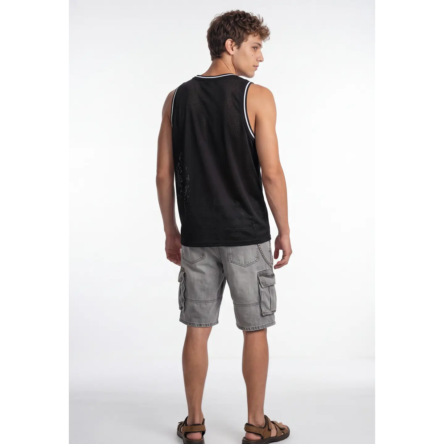 Sudadera Malla Hombre Negro 2