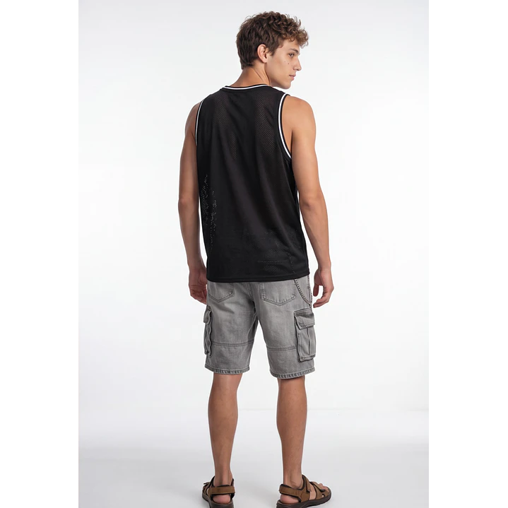 Sudadera Malla Hombre Negro 2