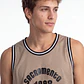 Sudadera Malla Hombre Beige - Miniatura 4