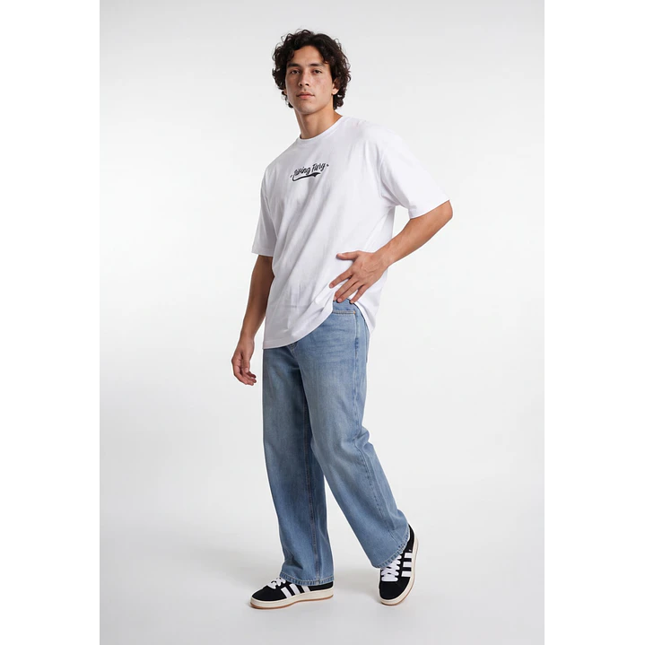 Polera Grafitti Hombre Blanco 3