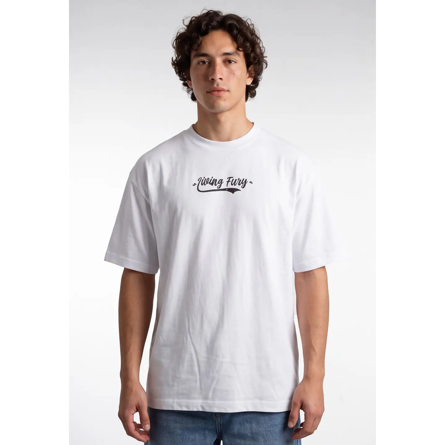 Polera Grafitti Hombre Blanco 4