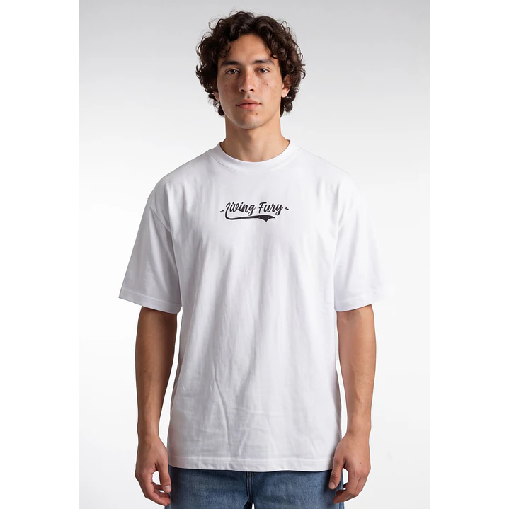 Polera Grafitti Hombre Blanco 4