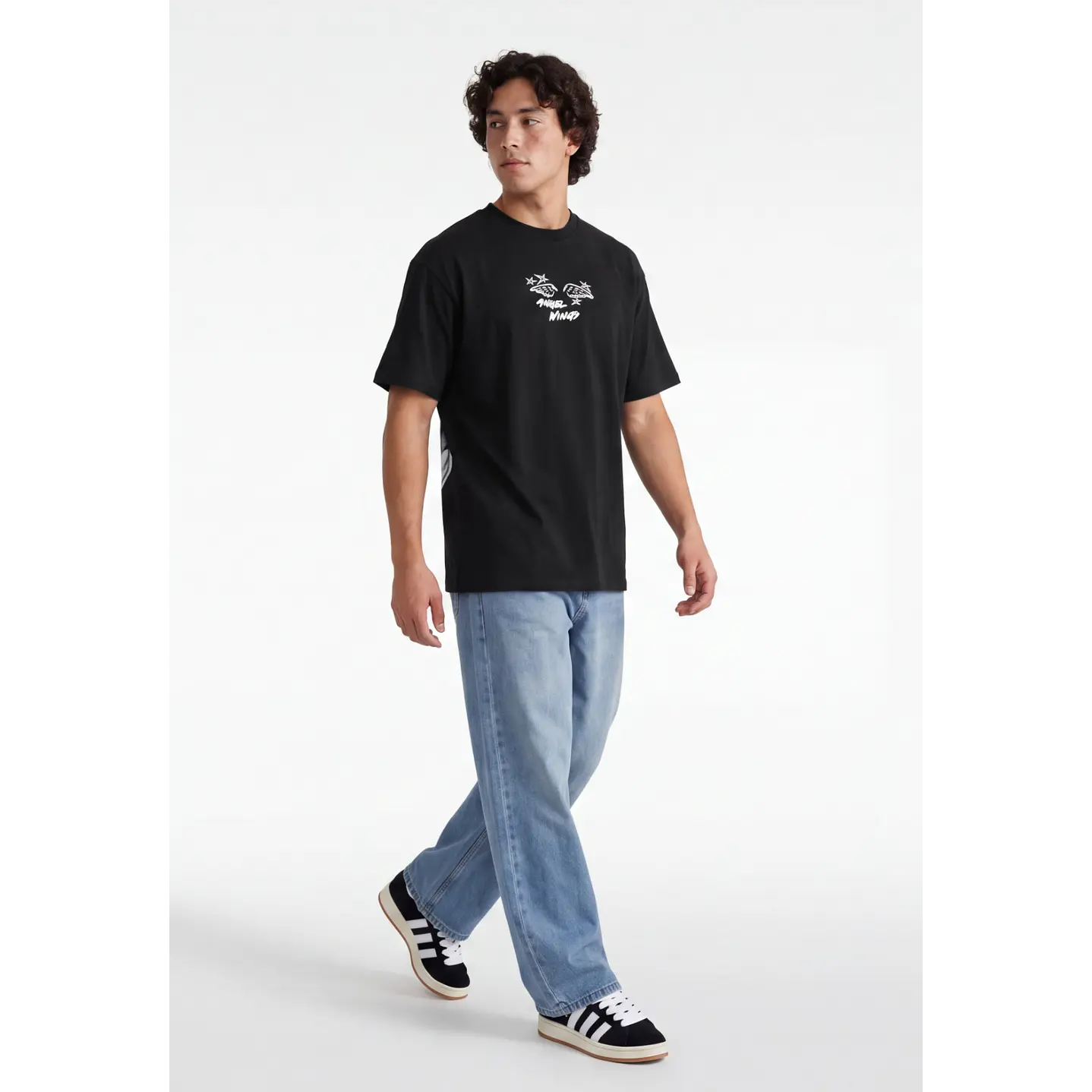 Polera Grafitti Hombre Negro 3