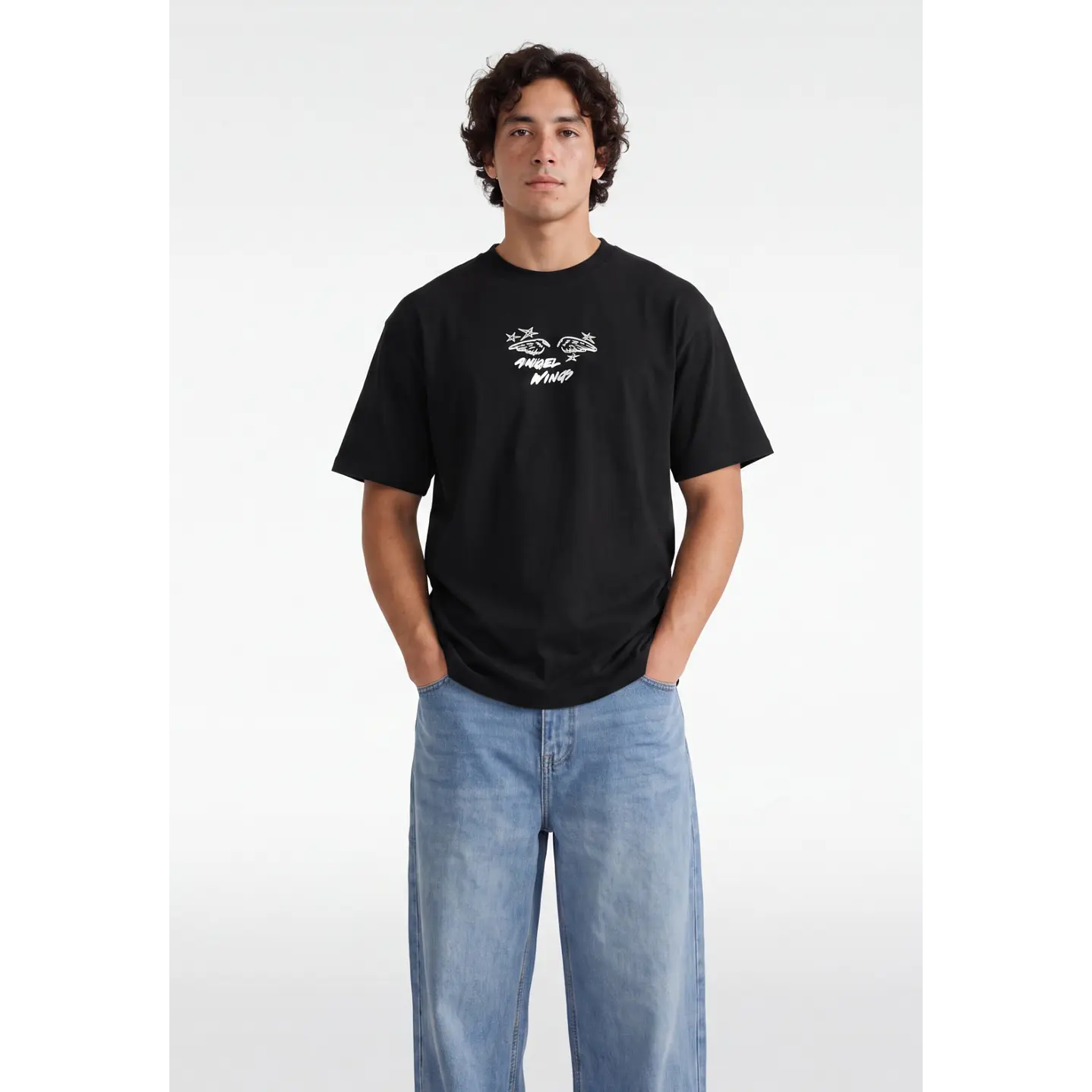 Polera Grafitti Hombre Negro 2