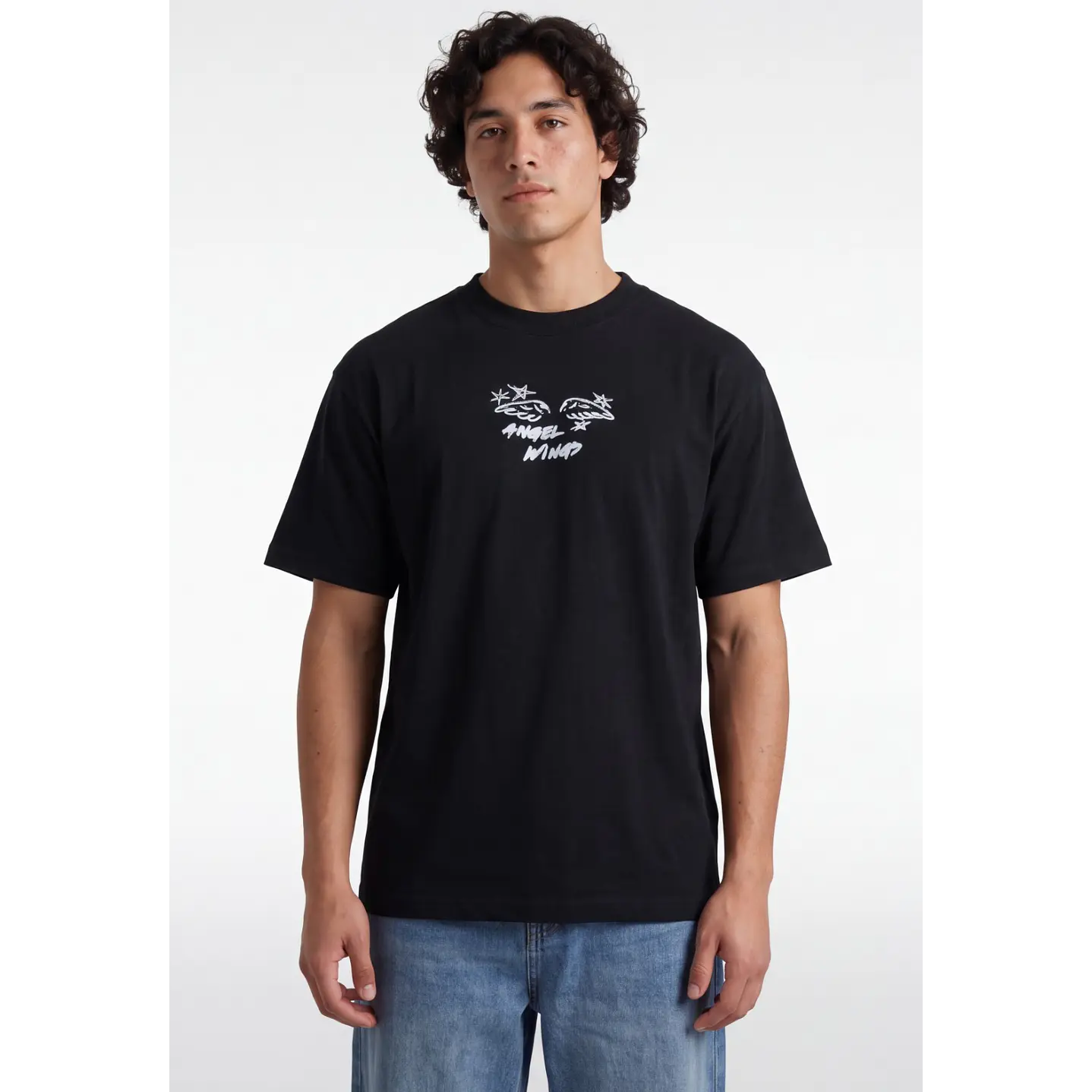 Polera Grafitti Hombre Negro 4