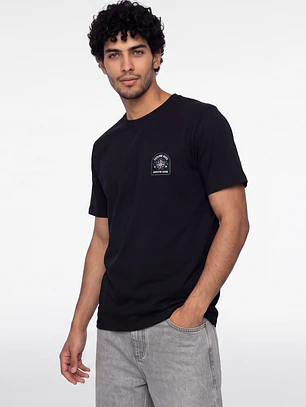Polera Explore Hombre Negro