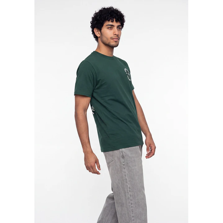 Polera Mountain Hombre Verde 2